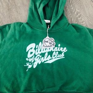 Billionaire Girls Club crop hoodie
